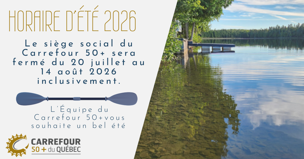 Horaire d'été 2026